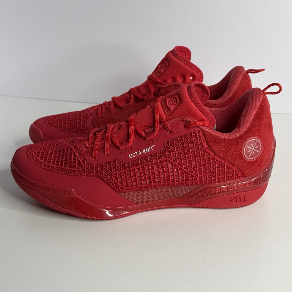 Li-Ning Way of Wade 808 4 Ultra "Triple Red" Basketball Shoes Men's Size 11